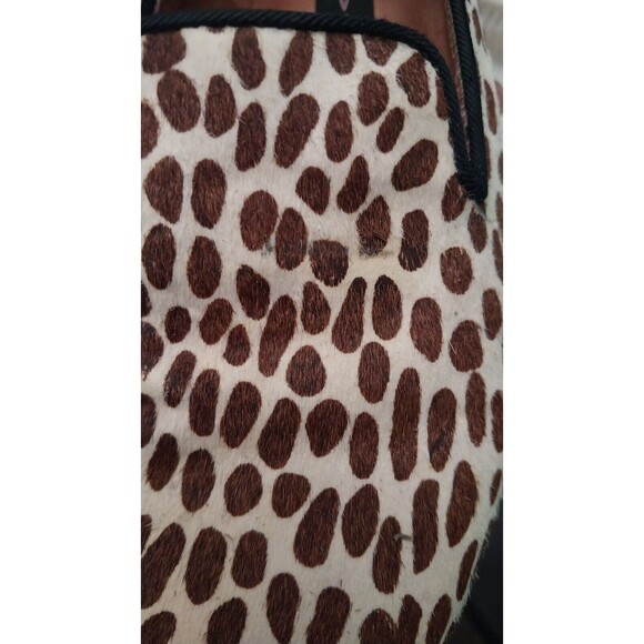 STEVEN by Steve Madden Madee Calf Hair Loafer Size 6.5 Brown and White - Picture 11 of 11